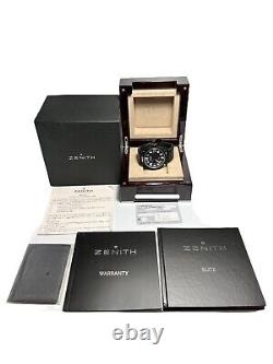 Zenith Elite Pilot Special Edition Black Titanium 48mm 96.2430.693 Box/Papers