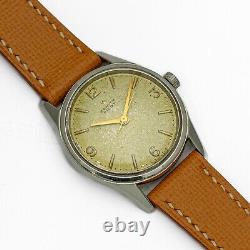 Zenith Pilot CAL. 120 Military style stainless steel vintage wrist watch