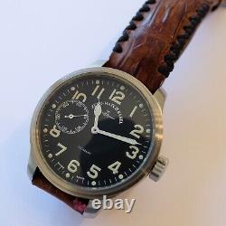 Zeno-Watch Basel Oversized 47mm Pilot Winder XL Wristwatch Used